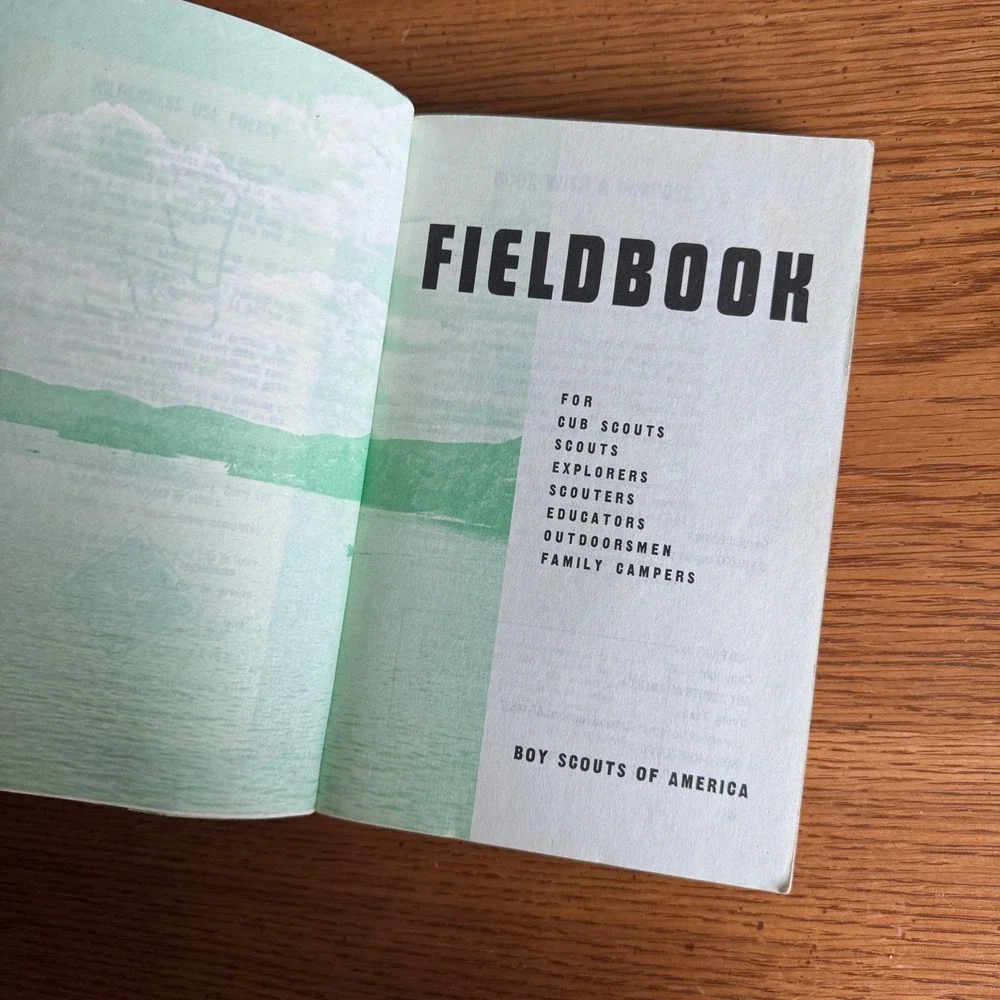 Boy Scouts of America‎ FIELD BOOK 1980 Printing 2nd Ed Camping Survival Skills